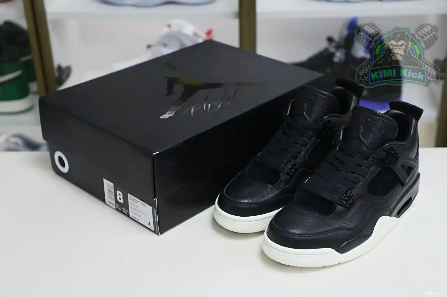 black retro Jordan Kimikick Air 4 ponyhair Jordan 0815